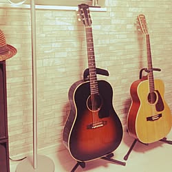 部屋全体/楽器/Gibson/夫婦共通の趣味/音楽部屋応援キャンペーン！...などのインテリア実例 - 2016-12-02 00:11:49