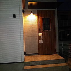 玄関/入り口/リクシルの玄関ドア/玄関タイルのインテリア実例 - 2019-05-01 23:02:07