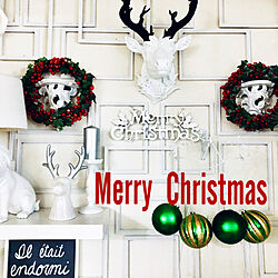 壁/天井/クリスマス飾り/白が好き♡/ありがとうございます♡/たくさんのいいねに感謝です！ ...などのインテリア実例 - 2018-12-23 11:35:03