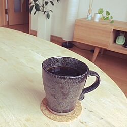 机/今日は食べ過ぎません(￣^￣)ゞ/朝のコーヒーTime/晴れのインテリア実例 - 2017-06-16 08:45:02