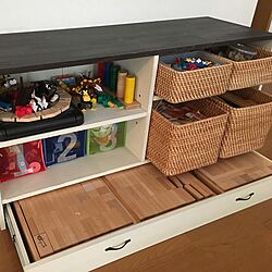 LaQ収納/おもちゃ収納/IKEA/無印良品/DIYのインテリア実例 - 2017-05-21 16:46:48