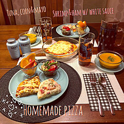 スリーコンパ風で♫/pizza/homemade/アメリカ生活/アメリカン雑貨...などのインテリア実例 - 2020-09-25 14:53:12