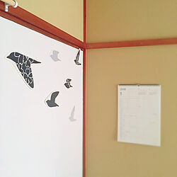 壁/天井/団地/和室を洋室に /IKEA/カレンダー...などのインテリア実例 - 2018-01-19 11:14:13
