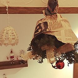 クリスマス/雑貨/ハンドメイド/ドライフラワー/キッチンのインテリア実例 - 2016-12-24 18:33:17