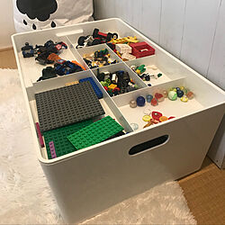 リビング/LEGO収納/LEGO/IKEA/おもちゃ収納...などのインテリア実例 - 2017-11-25 14:31:26
