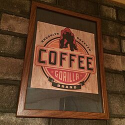 壁/天井/ブルックリンスタイル/DIY/ゴリラコーヒー/GORILLA COFFEE...などのインテリア実例 - 2015-01-11 02:14:09