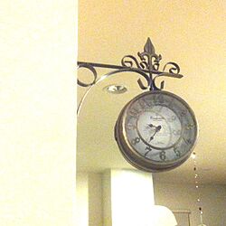 掛け時計のインテリア実例 - 2014-02-10 21:33:07