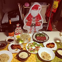 リビング/クリスマス/一人暮らし/IKEA/クリスマスディナーのインテリア実例 - 2013-12-23 00:42:01