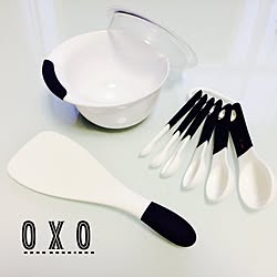 キッチン/キッチン雑貨/白黒/OXO/Black＆White...などのインテリア実例 - 2014-04-10 00:09:31