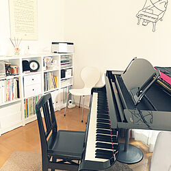 音楽のある暮らし/ピアノ/IKEA/部屋全体/グランドピアノのインテリア実例 - 2020-07-07 08:57:31