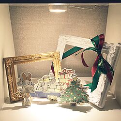 棚/クリスマス雑貨/クリスマスディスプレイ/DIY/Francfranc...などのインテリア実例 - 2016-12-23 21:08:55