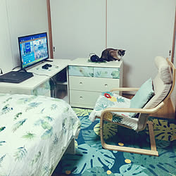 beach life/kids room/ニトリ/Tropical Leaves/BEACH STYLE...などのインテリア実例 - 2020-12-11 20:23:20