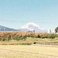 机/明けましておめでとうございます^_^/元日の自宅裏から見える富士山。のインテリア実例 - 2016-01-01 13:01:10