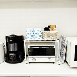 キッチン/DIY/白でペイント/トースターの上/コーヒースペース...などのインテリア実例 - 2022-08-03 21:20:34