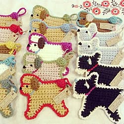 机/アクリルたわし/犬/ハンドメイド/犬小屋ですみません(￣◇￣;)...などのインテリア実例 - 2016-06-08 09:25:08