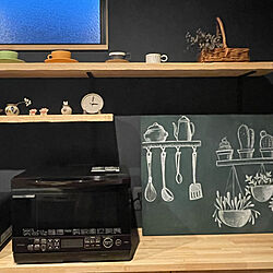 黒板アート/時計/キッチンのインテリア実例 - 2022-03-15 17:42:36
