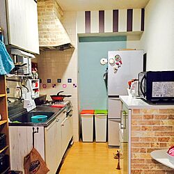 キッチン/マスキングテープ　壁/手作りお皿のインテリア実例 - 2016-01-27 15:06:36