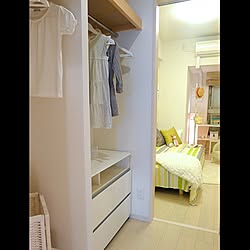 子ども部屋/キッズルーム/アクセントクロス/ベッド/ストライプ...などのインテリア実例 - 2017-06-30 10:02:49