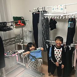 お手伝い/ハイブリッド除湿機/子供部屋/夜干し派/除湿機...などのインテリア実例 - 2018-02-24 19:24:39