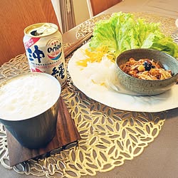 机/ビール/夕食/銅製タンブラー/キンキンのビール...などのインテリア実例 - 2023-07-02 19:10:02