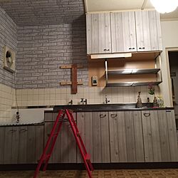 キッチン/DIY/カフェ風/団地を楽しむのインテリア実例 - 2017-06-08 07:49:58