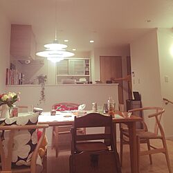 キッチン/yチェア/ルイスポールセン ph5/照明のインテリア実例 - 2016-07-24 23:37:26