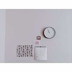 壁/天井/clock/時計/simpleのインテリア実例 - 2014-09-20 11:00:13
