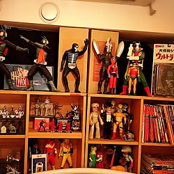 ゴレンジャー/タイガーマスク/仮面ライダー/フィギュア/ウルトラマン...などのインテリア実例 - 2016-12-14 09:09:58