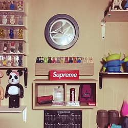 部屋全体/Supreme/24karats/おもちゃ部屋/ベアブリック...などのインテリア実例 - 2015-03-10 23:54:33