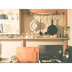 キッチン/コップ/100均/DIY/一人暮らし...などのインテリア実例 - 2016-03-21 11:51:43