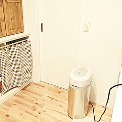 キッチン/生ゴミ処理機/関家具食器棚/ギンガムチェックのインテリア実例 - 2017-05-25 13:30:55