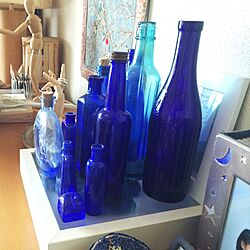 棚/青い瓶のインテリア実例 - 2014-04-15 12:54:44