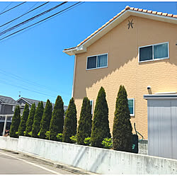 部屋全体/東側から/オレンジ色の家/外観/山善ポールトリマーモニター応募...などのインテリア実例 - 2018-05-22 21:00:23