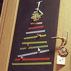 玄関/入り口/クリスマス/マスキングテープ/黒板のインテリア実例 - 2015-11-30 16:27:26