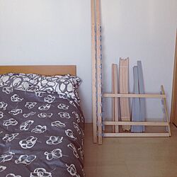 ベッド周り/寝室はIKEA/本を読む為に‼︎/寝室/IKEA布団カバー...などのインテリア実例 - 2015-09-13 16:11:05