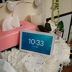 ベッド周り/いいね！コメントありがとうございます☆/いいね、お返しができなくてごめんなさい。/Google Nest Hub/使い方がイマイチわかりません...などのインテリア実例 - 2021-08-06 22:13:55