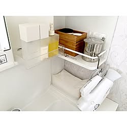 バス/トイレ/IKEA/収納/バスルーム/すっきり暮らすのインテリア実例 - 2015-11-20 10:23:04