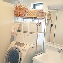 バス/トイレ/建売住宅/カメラマークを消したくて/ニトリ/ダルトンの時計...などのインテリア実例 - 2016-02-22 14:19:19