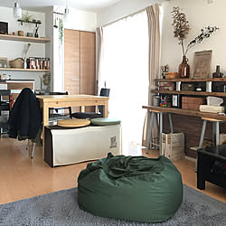 部屋全体/カフェ風/建売住宅/乗せただけ棚/IKEAのダイニングテーブル...などのインテリア実例 - 2018-01-17 08:53:38