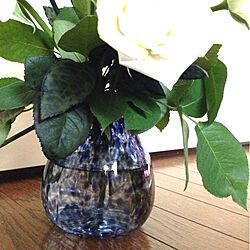 ベッド周り/ガラス/手作り/花瓶/花のインテリア実例 - 2013-07-12 13:29:07