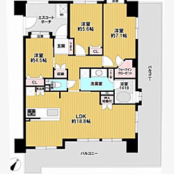 3LDK/こどものいる暮らし/マンション暮らし/間取り図/間取り...などのインテリア実例 - 2020-07-13 08:27:53