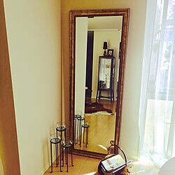 リビング/mirror→vintage/candle standのインテリア実例 - 2017-05-08 13:25:13
