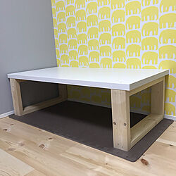IKEA/2×4材/SPF材2×4/SPF材/DIYテーブル...などのインテリア実例 - 2021-02-28 21:50:01