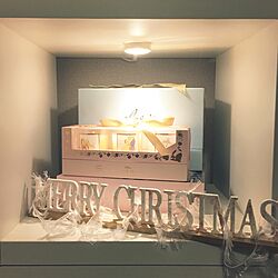 棚/DIY/Francfranc/クリスマスディスプレイ/クリスマス...などのインテリア実例 - 2016-12-23 21:09:44