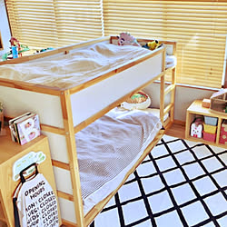 子供部屋/IKEA/DIY/ベニワレン風/ベッド周りのインテリア実例 - 2021-08-24 02:11:21