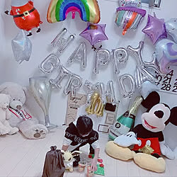 ミッキー/Mickey/くまさん/コストコ/誕生日飾り付け記録...などのインテリア実例 - 2019-12-18 16:49:12