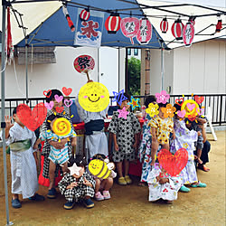 おうち夏祭り/お庭de夏祭り/部屋全体のインテリア実例 - 2020-09-02 12:21:39