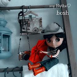 ベッド周り/梅雨ですね。/Blythe/ドールも好き/トイカメラ MINI DIGI...などのインテリア実例 - 2015-06-11 18:11:56