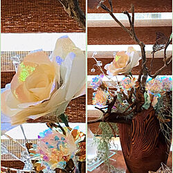 オーロラ折り紙/癒し/花のある暮らし/ときめきを…/リビングのインテリア実例 - 2022-05-16 22:20:37