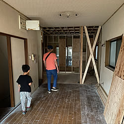 キッチンからの眺め/日当たりの悪い家/建設記録/3階建て住宅/リノベーション...などのインテリア実例 - 2020-06-28 09:26:20